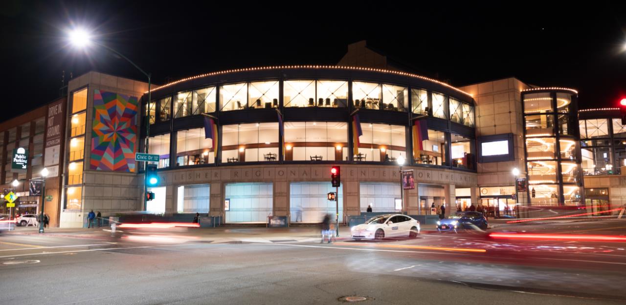 Exterior of the Lesher Center for the Arts