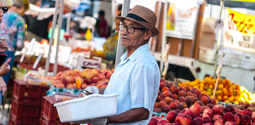 Farmers' market vendor